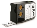 Dymo xtl tape vinyl 24mmx7m hvid-sort