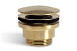 Pop up bundventil børstet guld 1 1/4"