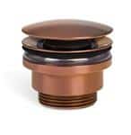 Pop up bundventil børstet bronze 1 1/4"