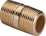 Rødgods nippelrør 1 1/4x110