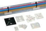 Holder med lim 38x38mm hvid