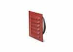 Metalrist 145x145mm med studs ø100 rød