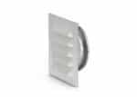 Metalrist 165x165mm med studs ø125 mat