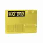 Låsestation for 6 hængelåse