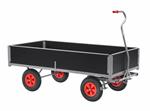 Sider/ender til transportvogn silver min