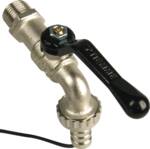 Kugleaftapshane 1/2" m. slangeforskrunin