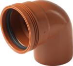 Pvc kloak bøjning ø160mm 88,5 grader