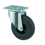 Hjul 50mm fast m/plade 50kg 2478pjip40