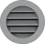 Skabsrist ø80mm grå 2 stk.