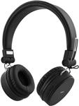 Streetz foldbar on-ear bt headset, sort