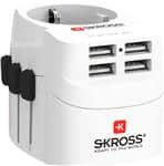 Skross usb 3-pole travel adapter