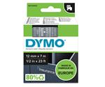 Dymotape d1 12mmx7m hvid/transp