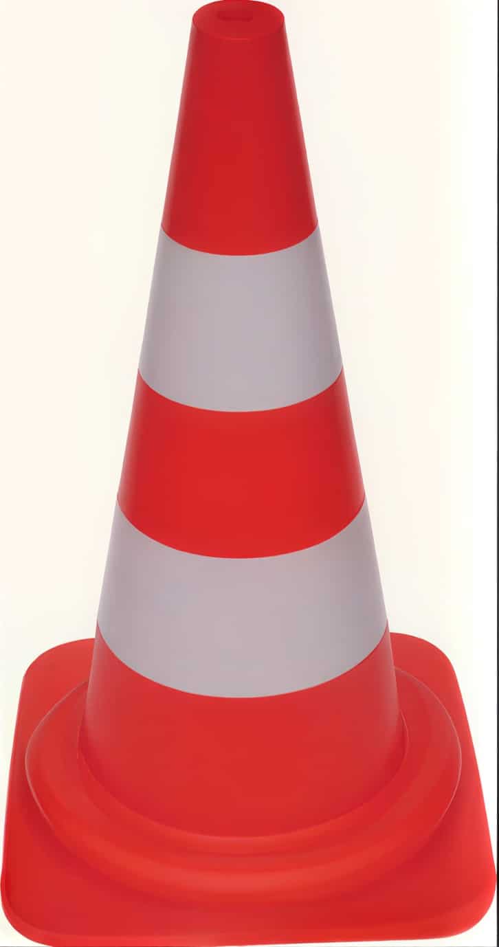 Afmærkningskegle 50 cm