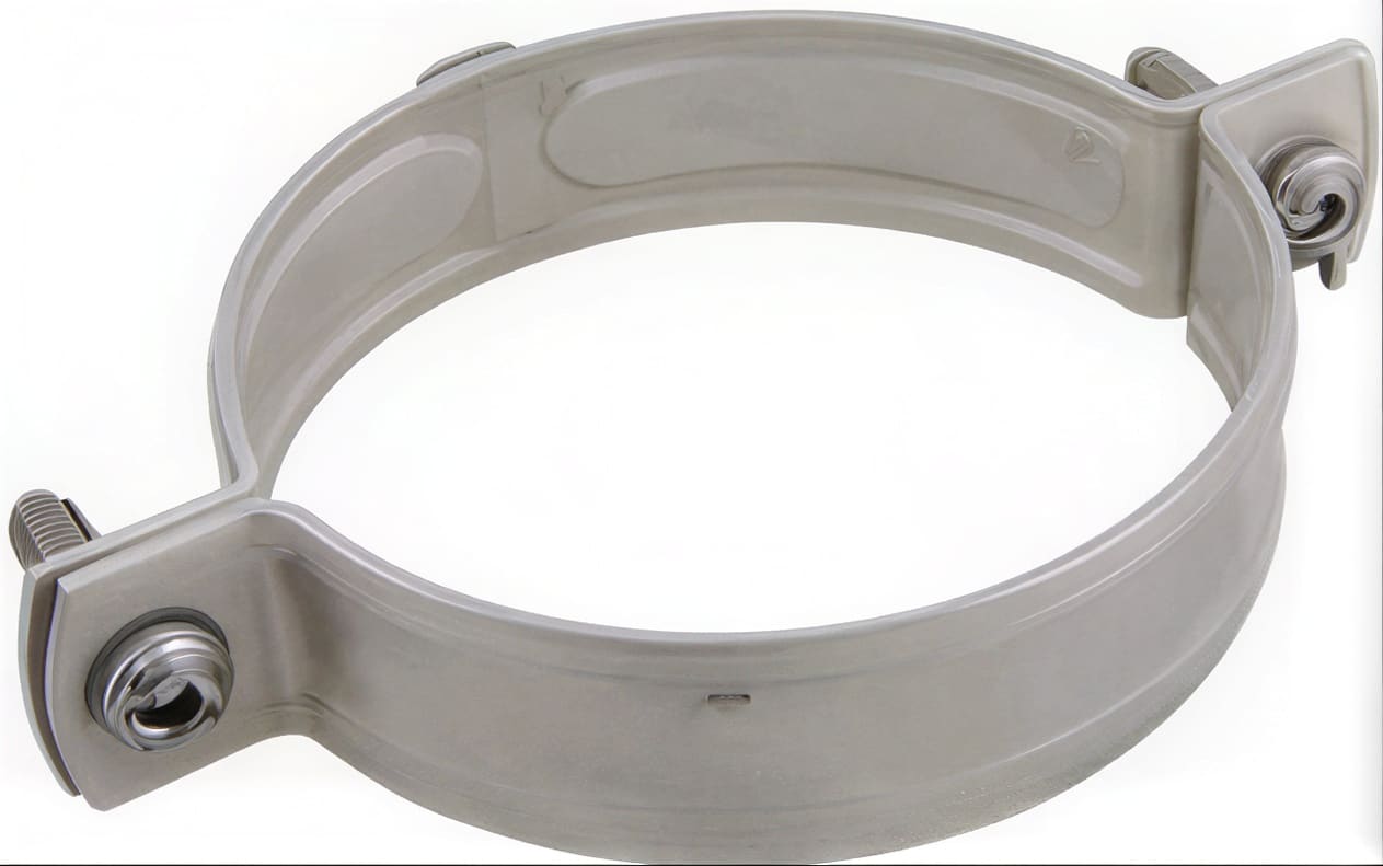 Bifix 300 rustfri rørbøjle m10 110-118m
