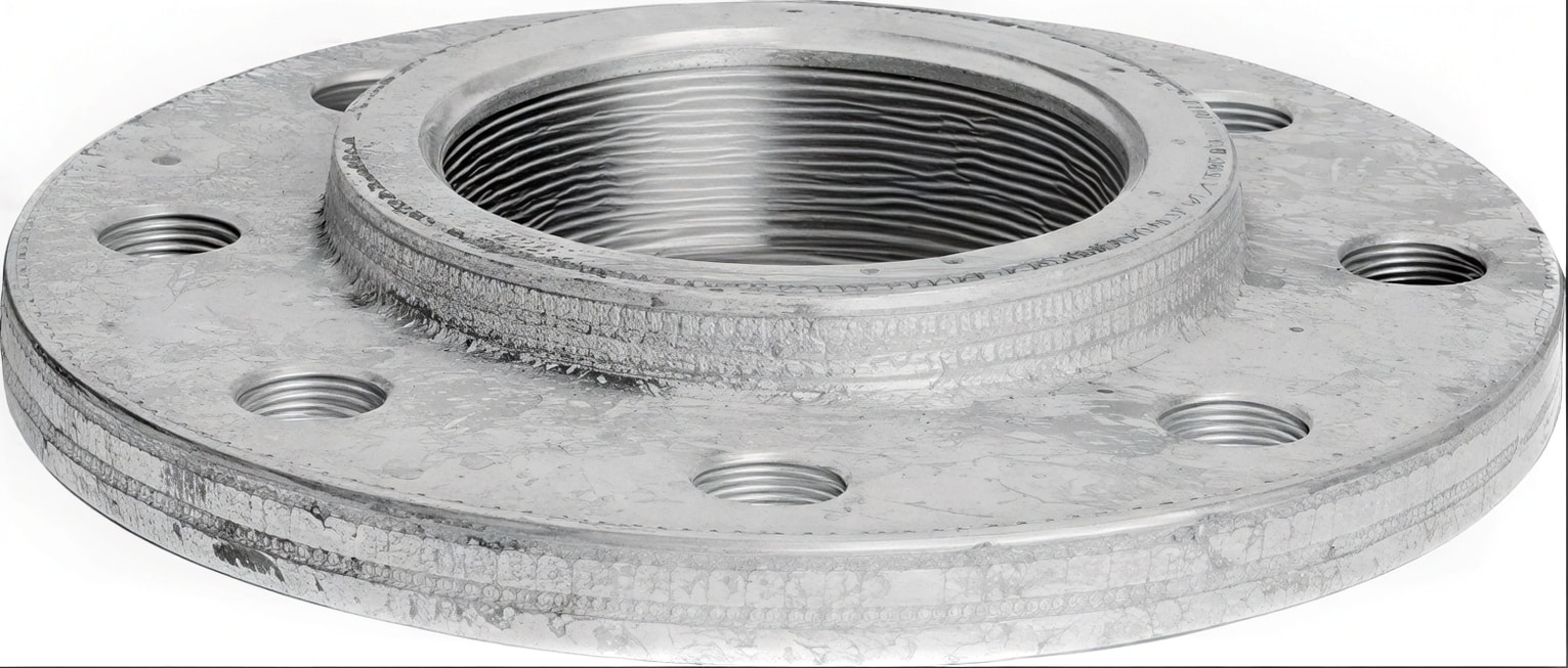 Flange galv. m/gevind 3/4