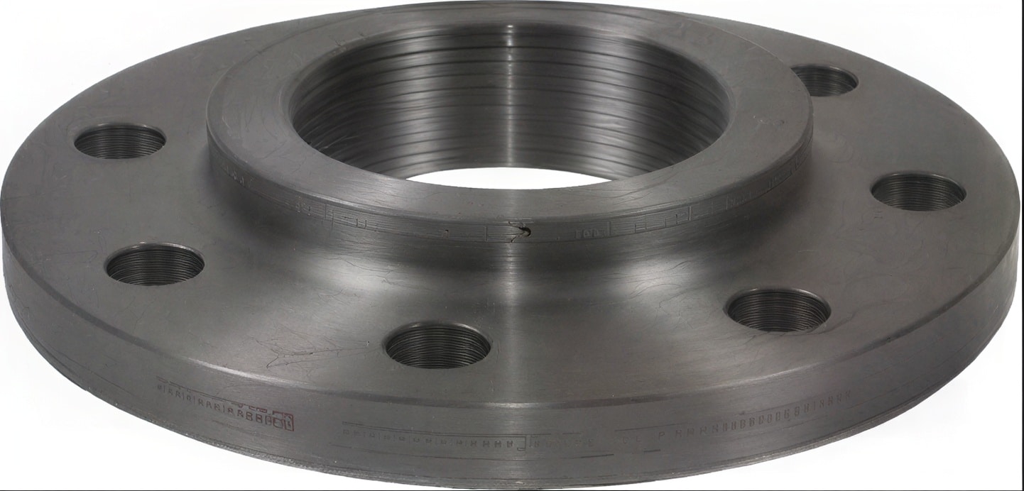 Flange sort m/gevind 2