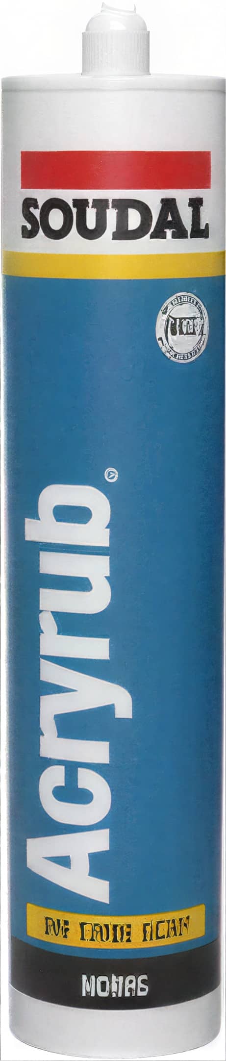 Fugemasse acryrub acryl hvid 310ml