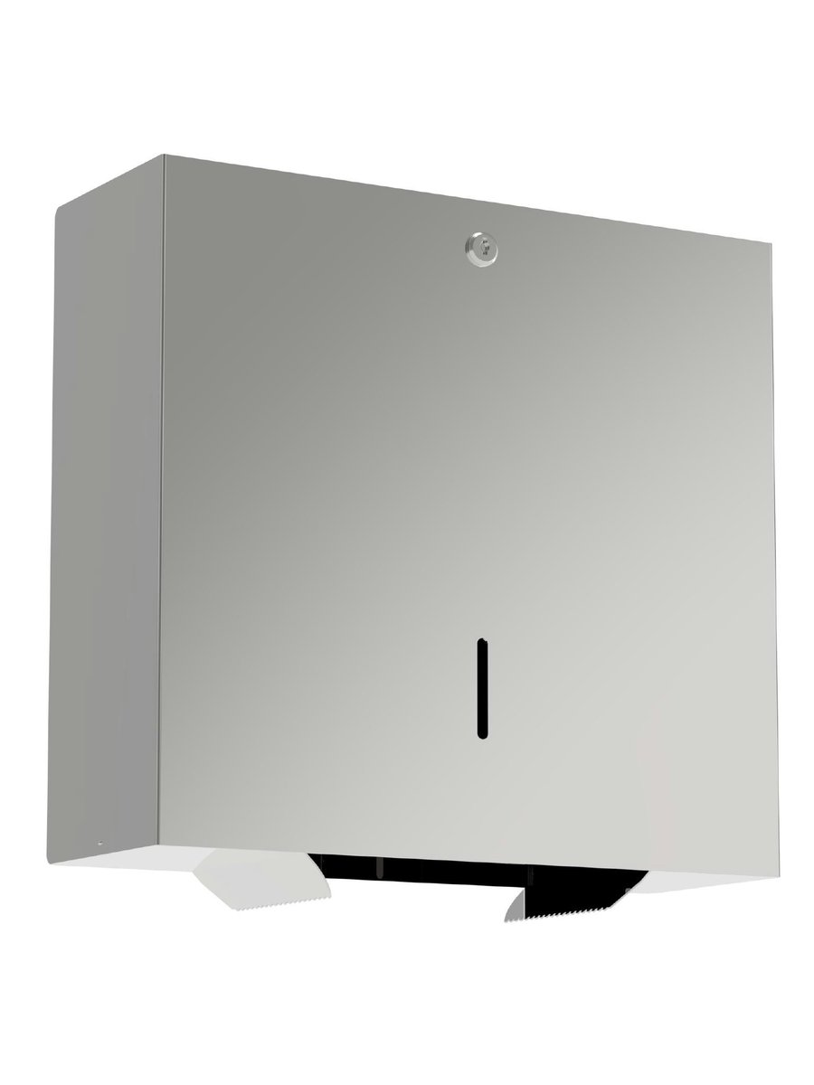 Pressalit Public Premium toiletpapirholder t/1 stor rulle toiletpapir poleret stål