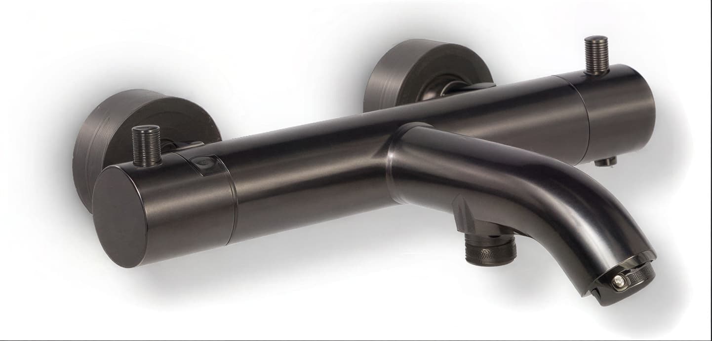 Kar & brus termostatarmatur gun metal