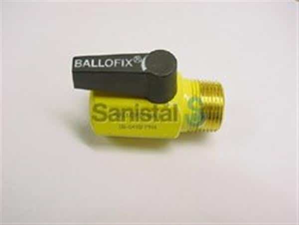Broen Ballofix gaskuglehane muffe/nippel