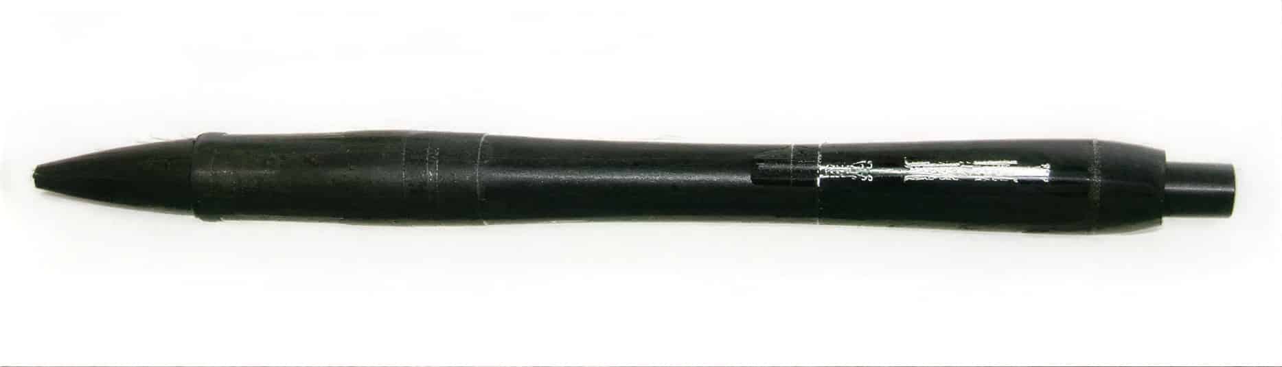 Pencil 0,7mm m/click gummigreb sort