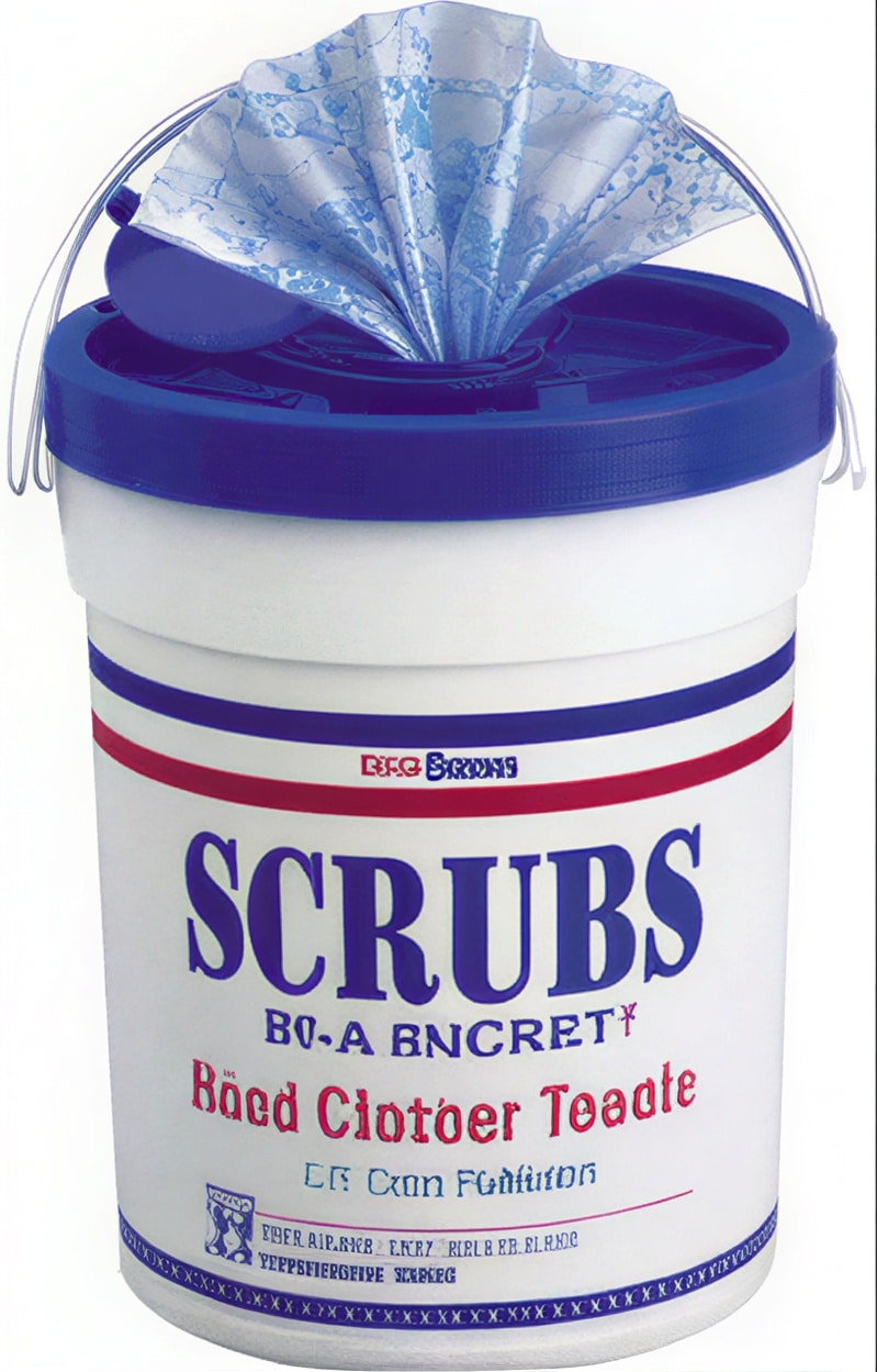 Renseserviet scrubs heavy-duty 72 pce