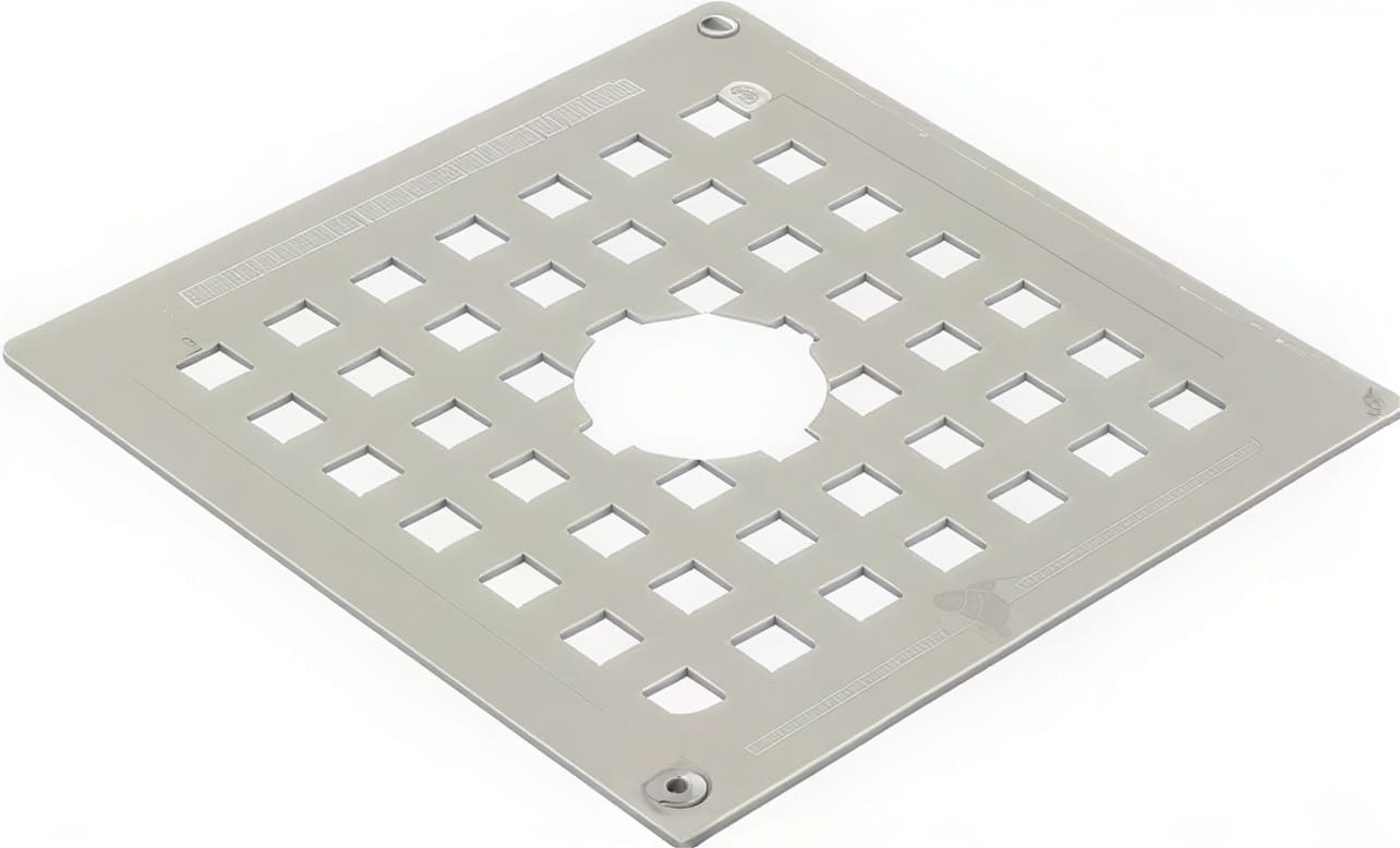 Rist m/uds. midt 140x140mm