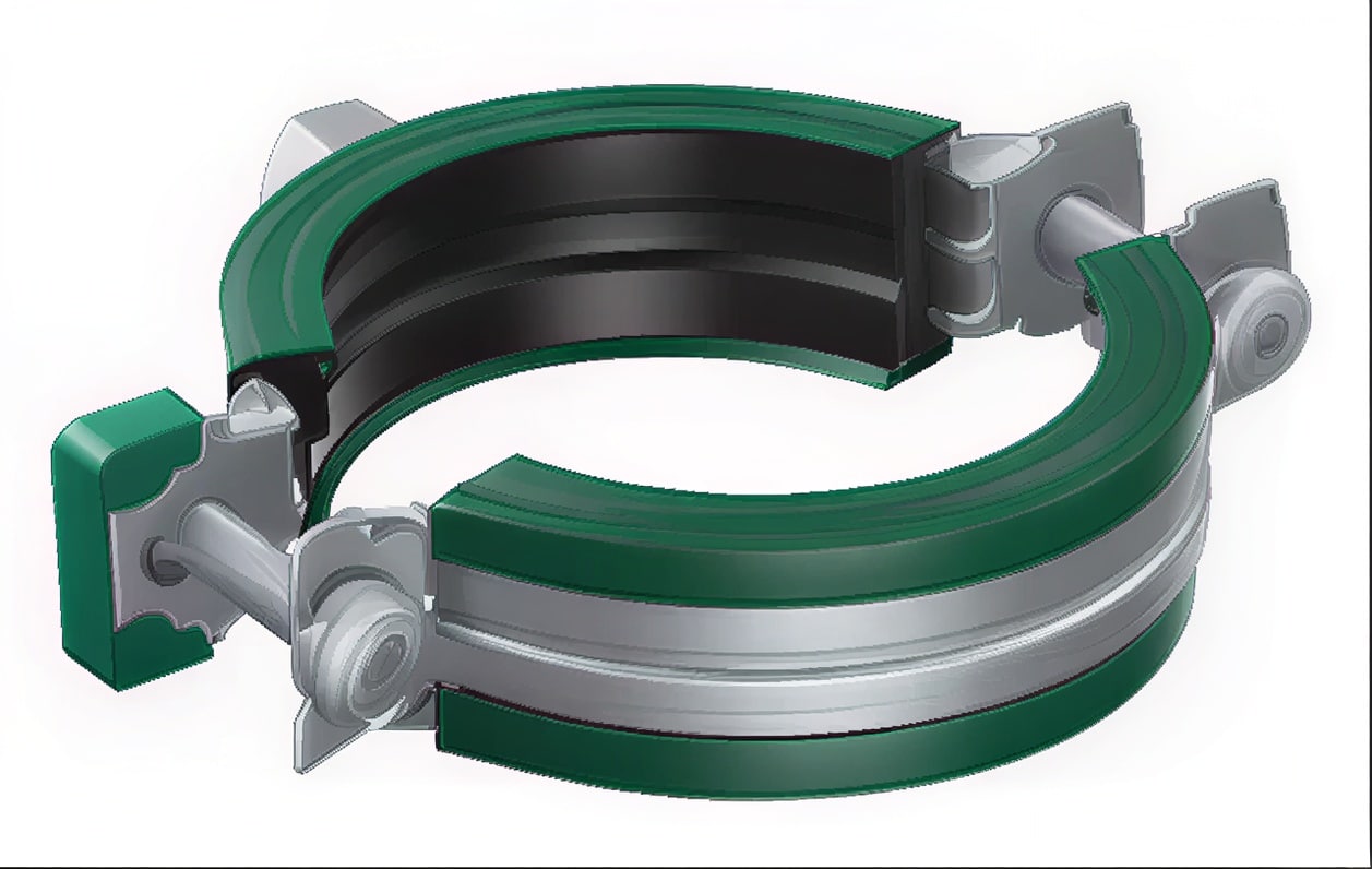 Rørbøjle bifix g2 bup epdm m8/10 10-14mm
