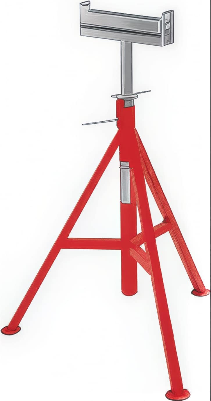 Rørstøtte høj cj-99 74-112cm