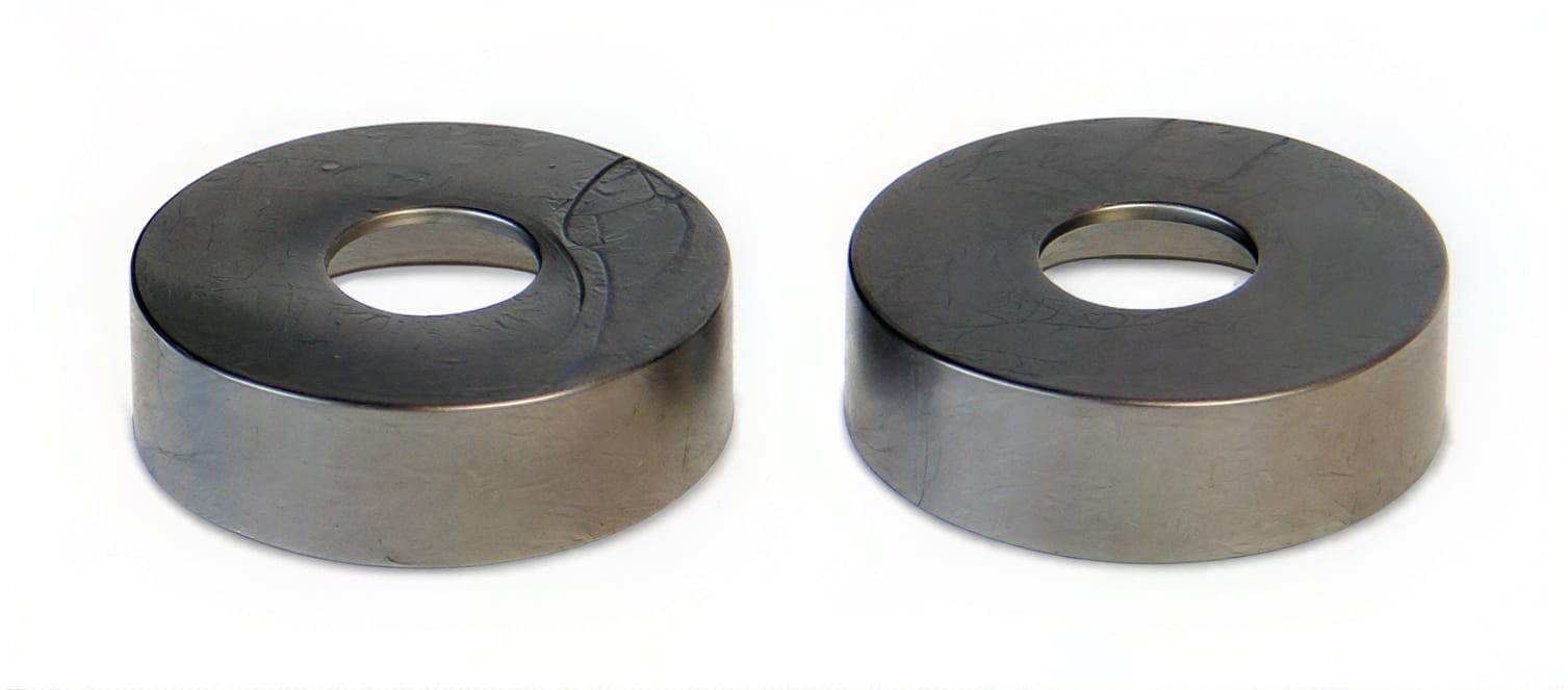 Rosette 74mm sæt 2stk gun metal