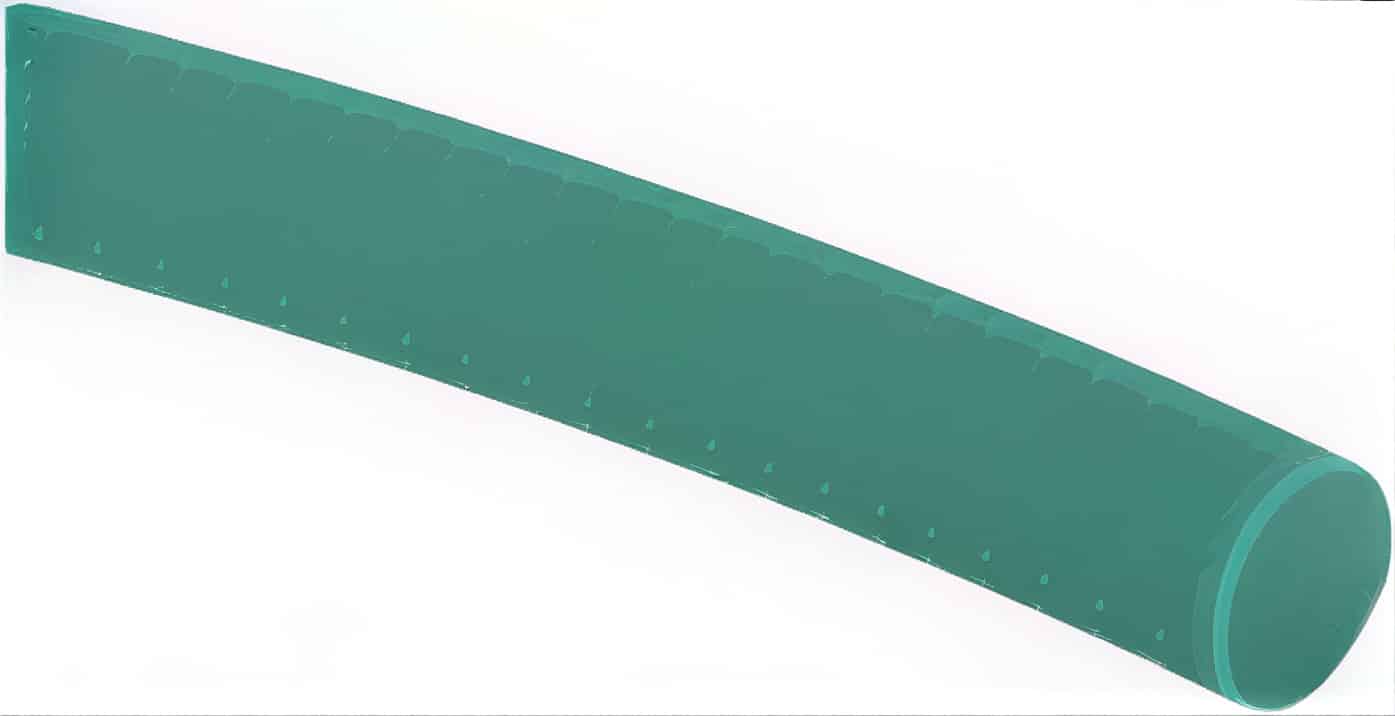 Rundrem rpn pu 4 mm grøn 89sh t