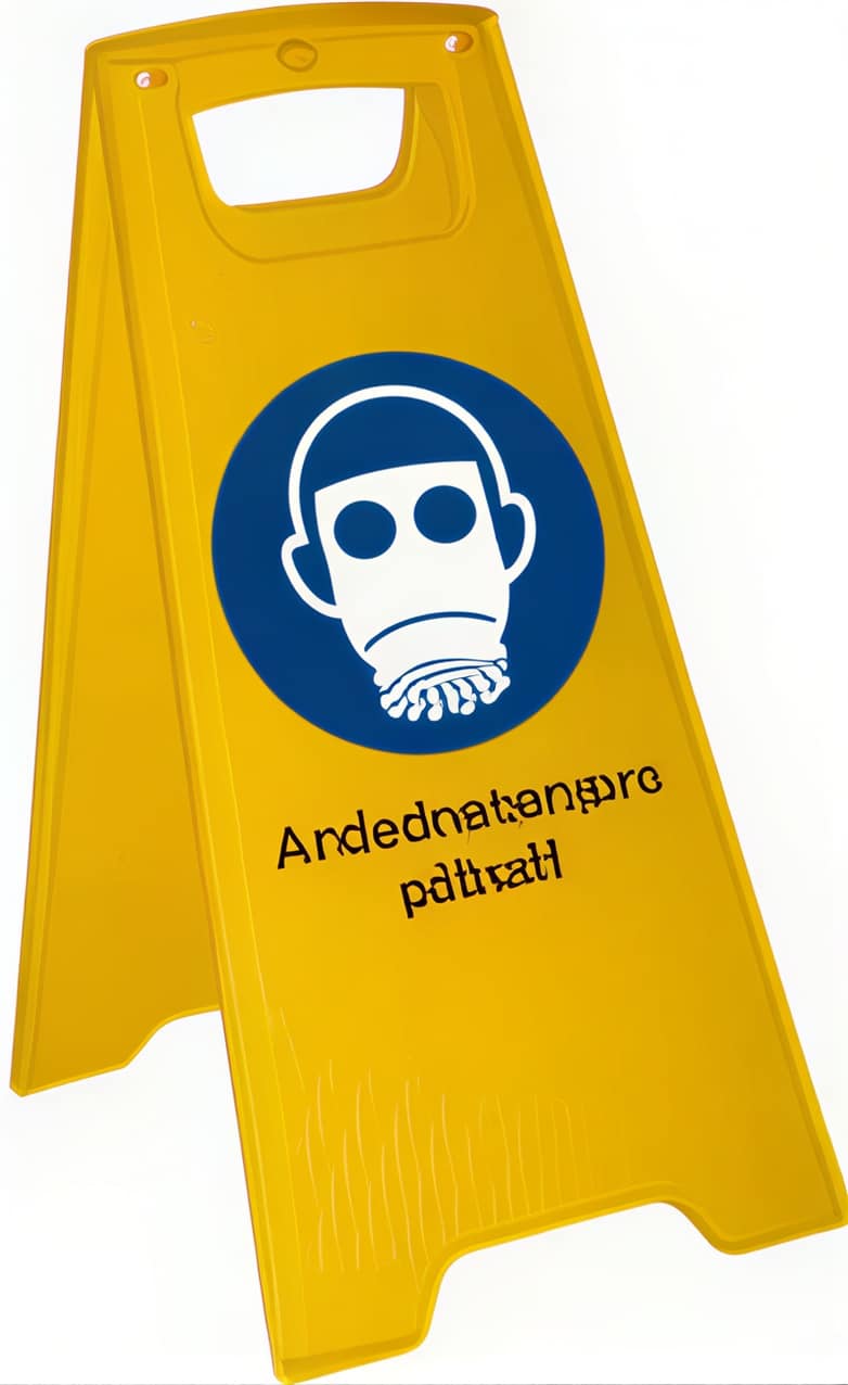 Skilt fritstående åndedrætsværn påbudt