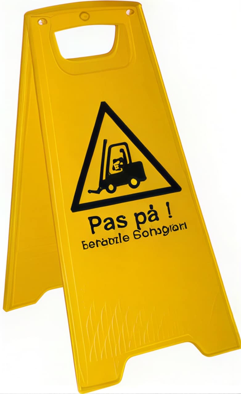 Skilt fritstående kørende transport