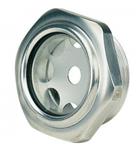 Skueglas rund aluminium 1 1/4"rg