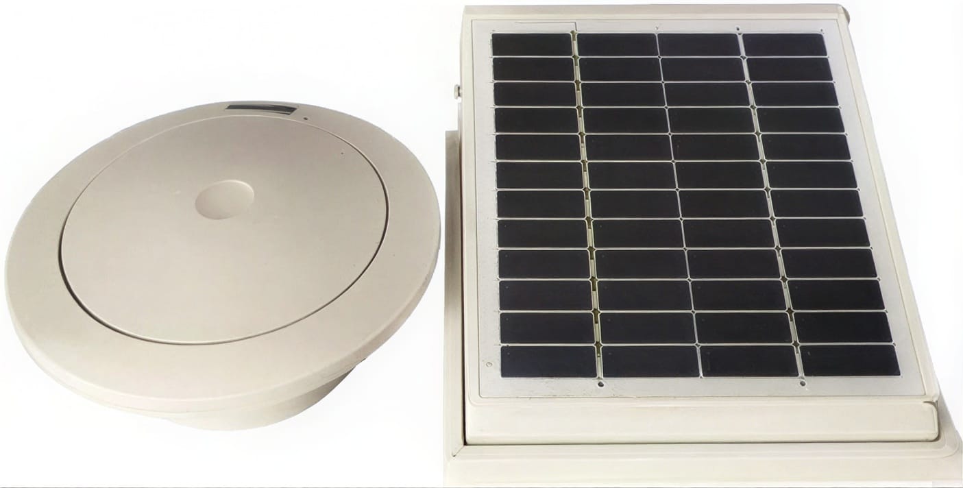 Solcelleventilator sunmex single
