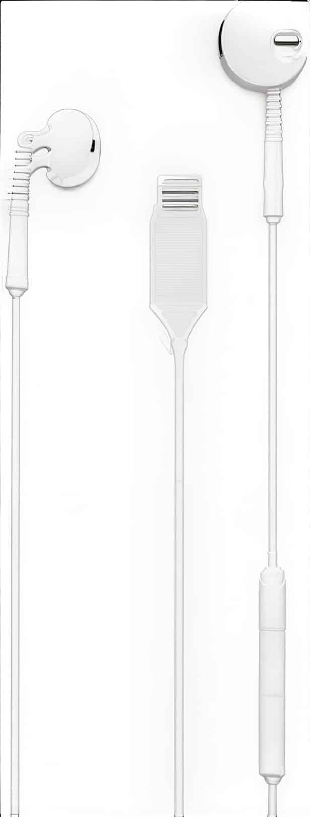 Streetz l200 in-ear lightning hvid