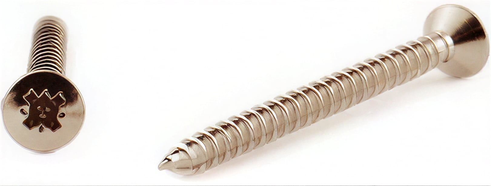 Vvs skrue lh 5,0x60pz2 rustfri a2