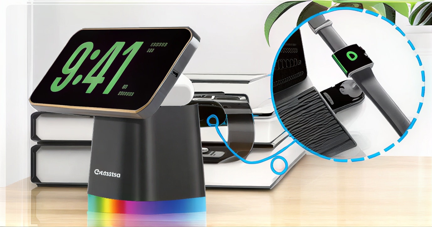 Wireless charging hub 4-in-1