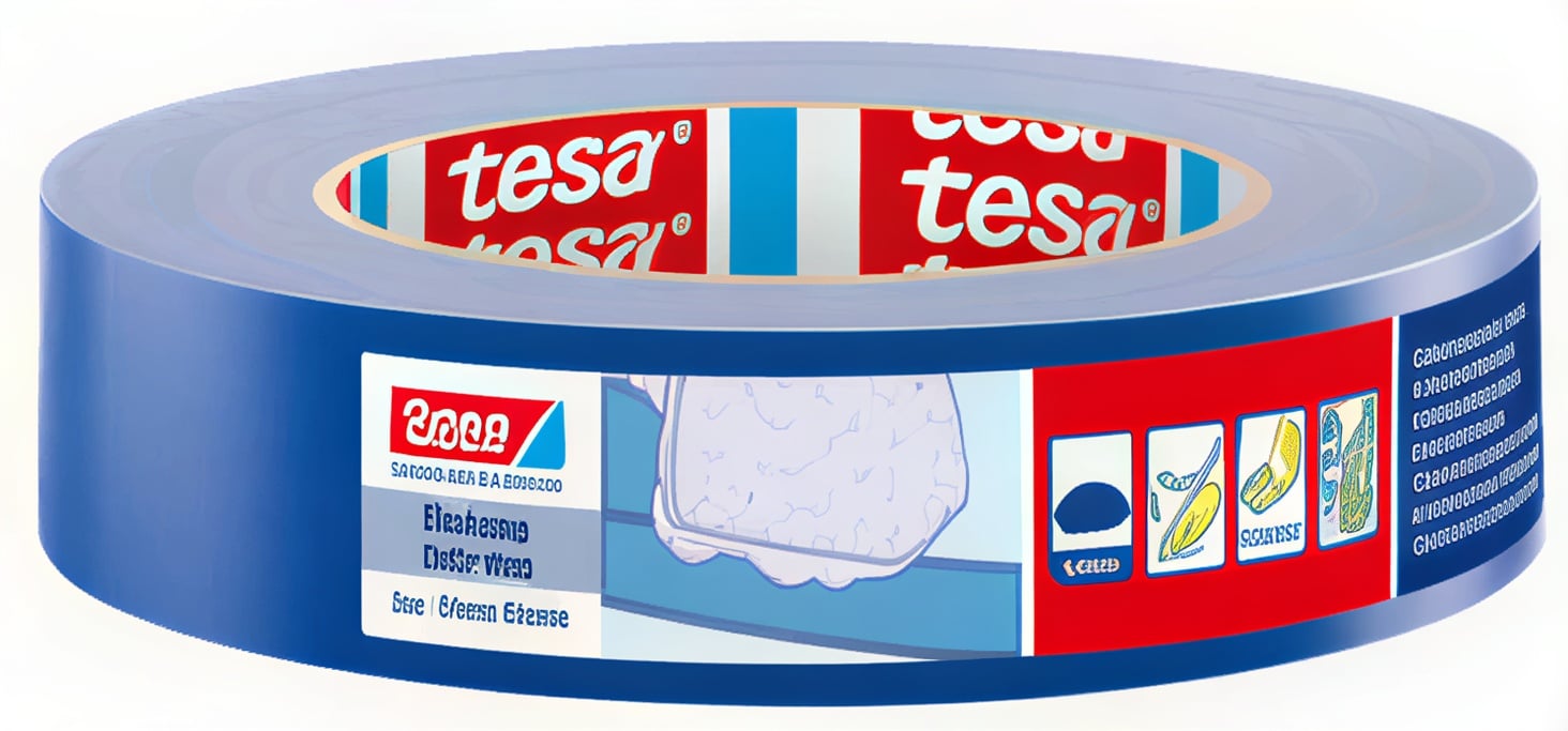 Lærredstape blå uv 4363 25mx30mm