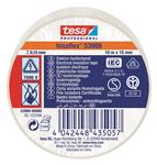 Isoleringstape vde/iec pvc 10mx15mm hvid