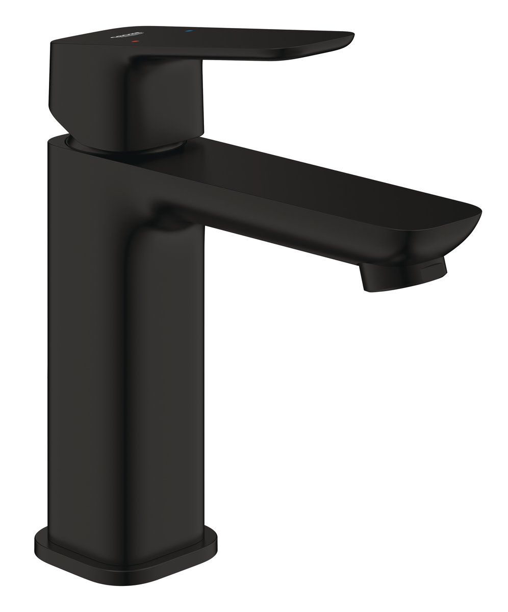 GROHE Cubeo Håndvaskarmatur u/bundventil M-size mat sort