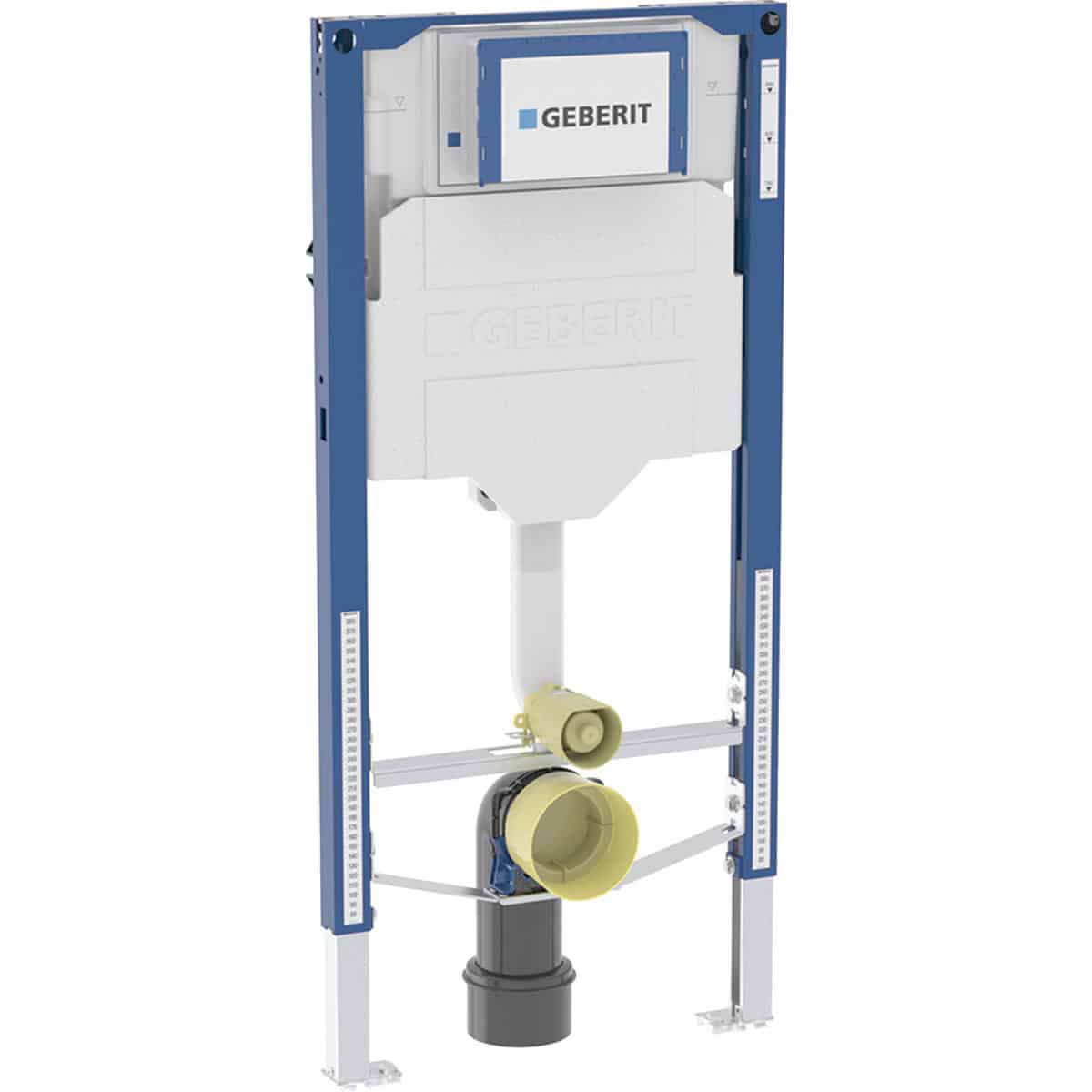 Geberit Duofix monteringselement/cisterne stål 500x970x120mm t/børnegulvtoilet