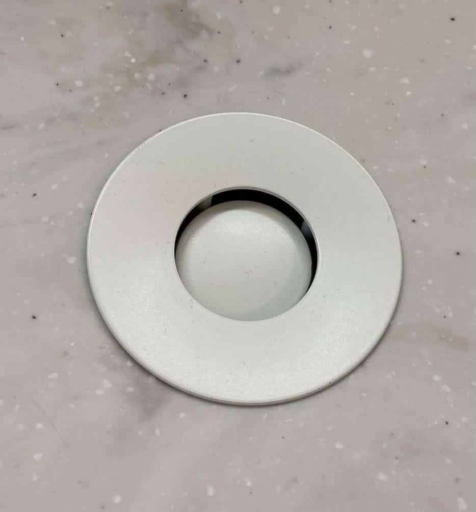 KRISS Magic bundventil til vask u/overløb mat hvid