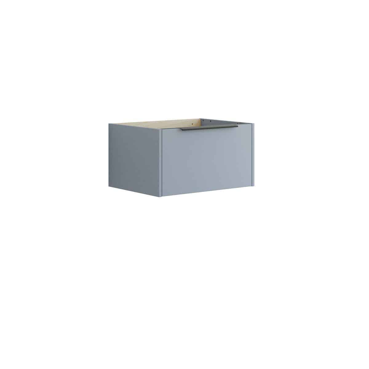 Dansani Mido vaskeskab 60x32 cm m/1 skuffe, glat blå mat