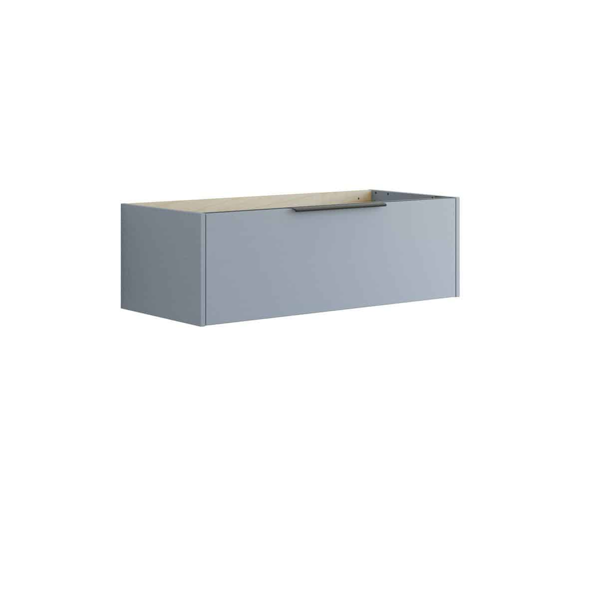 Dansani Mido vaskeskab 100x32 cm m/1 skuffe, glat blå mat