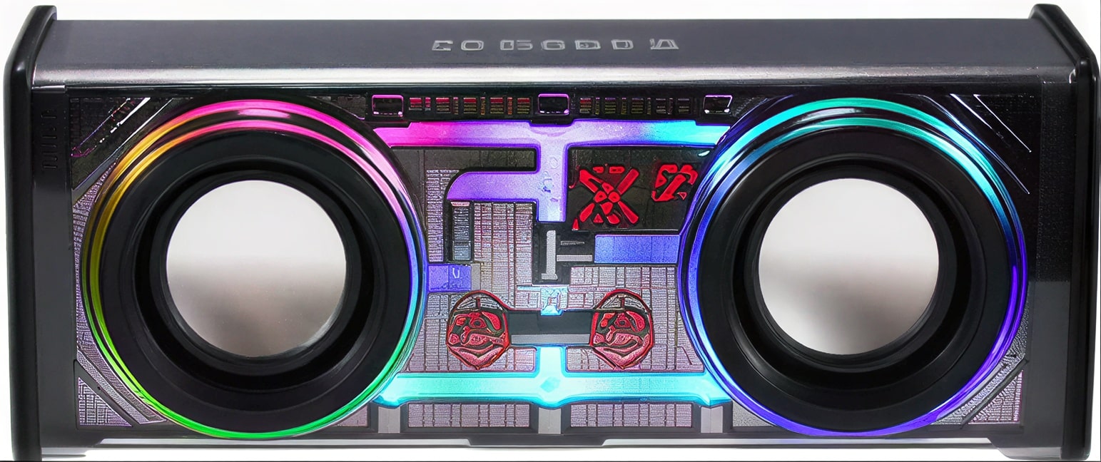 Transparent bluetooth-højttaler