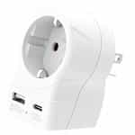 Skross eu til usa usb ac20pd