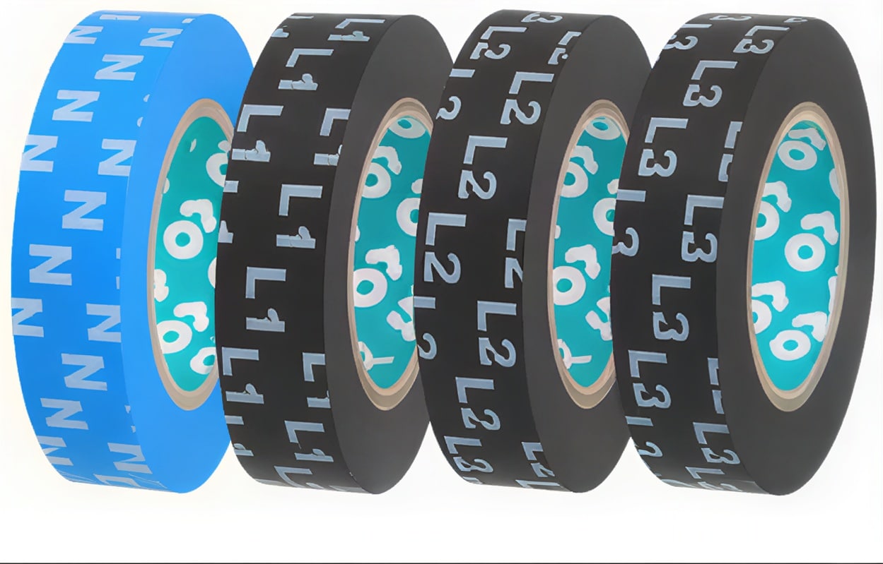 Fasemarkeringssæt tape 5rl ass