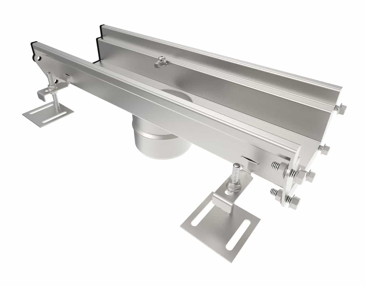 BLUCHER LINEA rende ø110/150x500x85mm centreret udløb