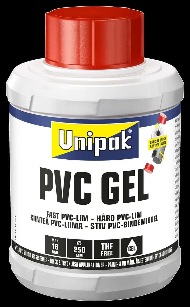 Unipak PVC gel tætningsmiddel 500ml
